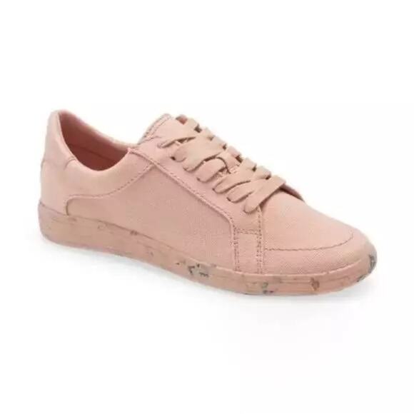 NEW Treasure & Bond Monroe Dusty Pink Canvas Lace Up Sneaker Size 8.5, MSRP $80 - Picture 1 of 11